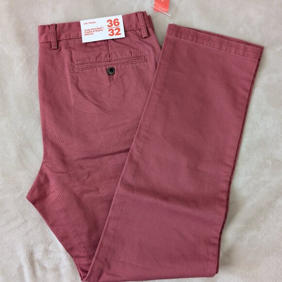3/$30 BNWT slim straight salmon colored pants - Picture 1 of 5